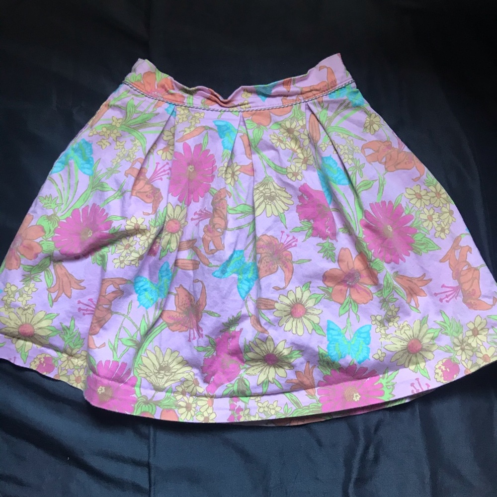 Floral Pink Skirt